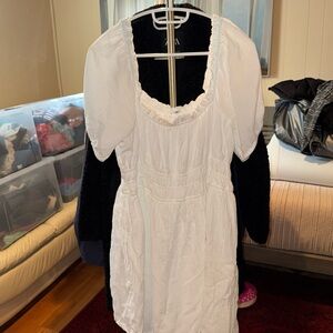 BP white stretchy dress